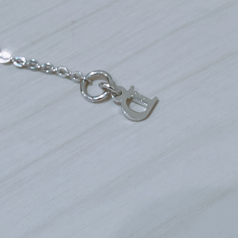 TK1804 CHRISTIAN DIOR 迪奧吊飾經典水晶字項鏈CLASSIC CRYSTAL LOGO SHORT NECKLACE-4