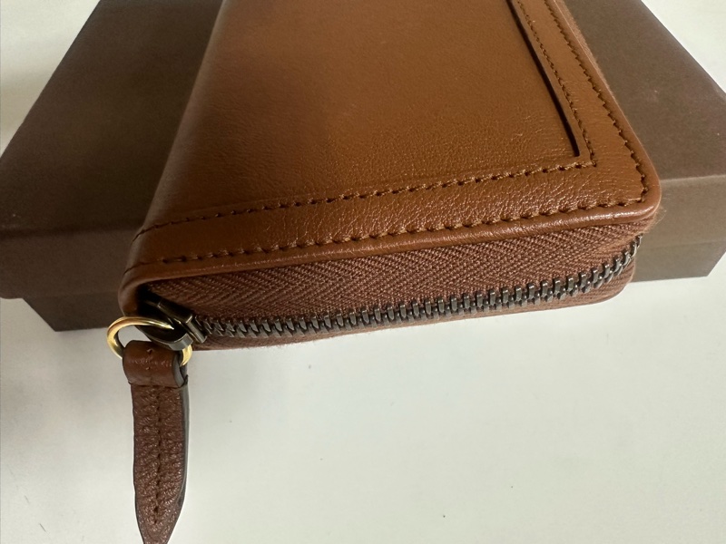 GUCCI竹節金扣拉鍊長夾-16