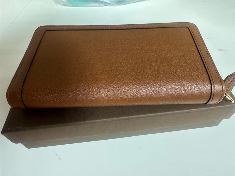 GUCCI竹節金扣拉鍊長夾-18