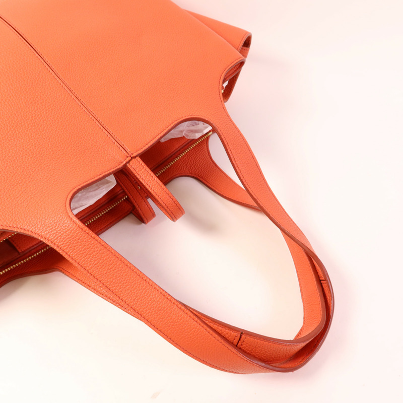 CELINE 牛皮皮革Tri-Fold金扣肩背袋-4