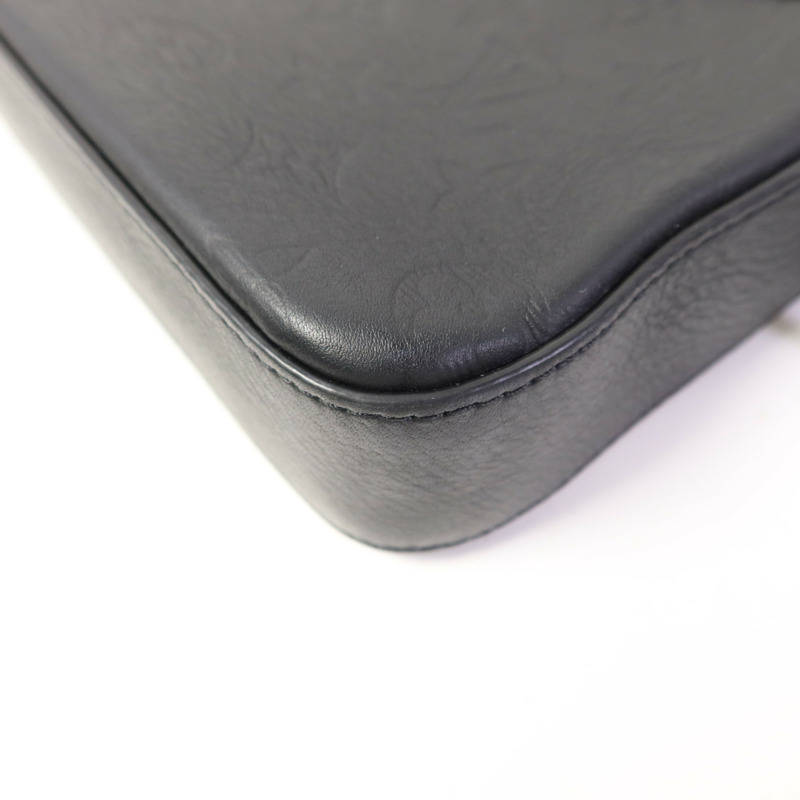 LOUIS VUITTON Monogram Shadow Trio Messenger肩背袋-13