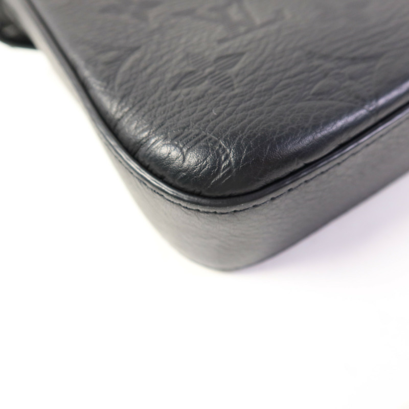 LOUIS VUITTON Monogram Shadow Trio Messenger肩背袋-16
