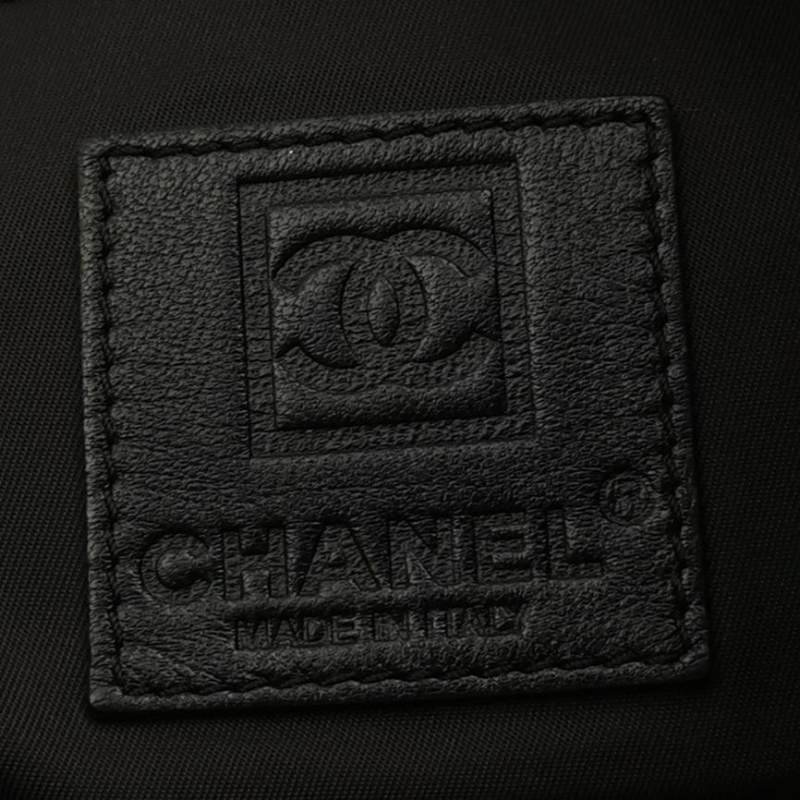 Chanel 帆布 拼色 雙C Logo 單肩包 手提包-7
