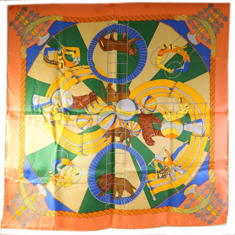 HERMES 絲質Scarf絲巾-1