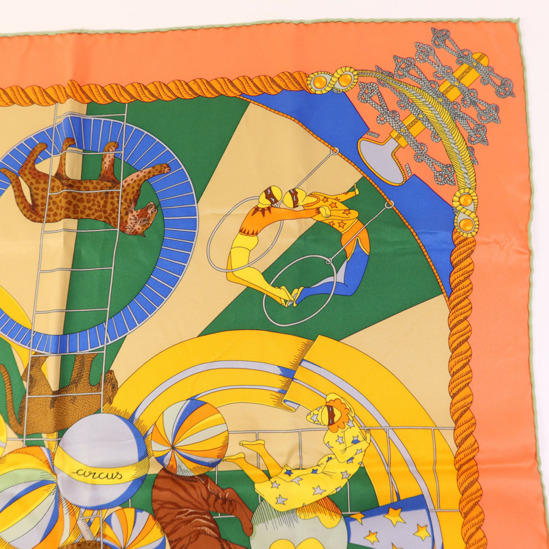 HERMES 絲質Scarf絲巾-4