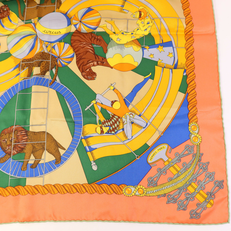 HERMES 絲質Scarf絲巾-5