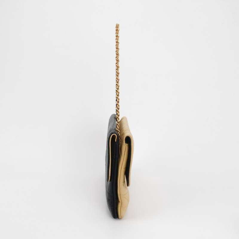 Chanel 2.55 Bag 羊皮 拼色 雙面 冰格 矩形旋扣 手提包-3