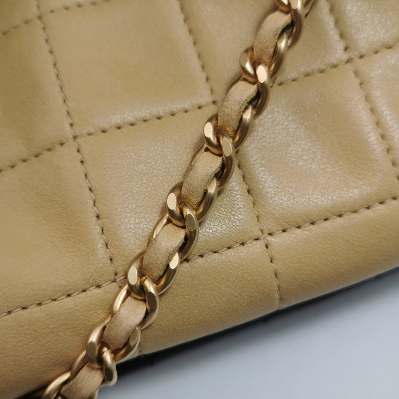 Chanel 2.55 Bag 羊皮 拼色 雙面 冰格 矩形旋扣 手提包-9