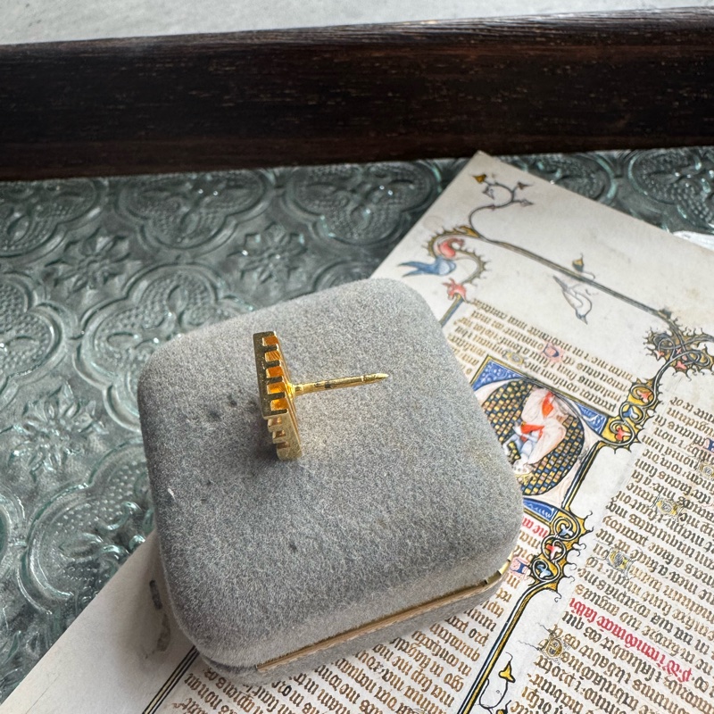 Christian Dior 西裝配飾 金色 胸針 扣針 男女適用-8