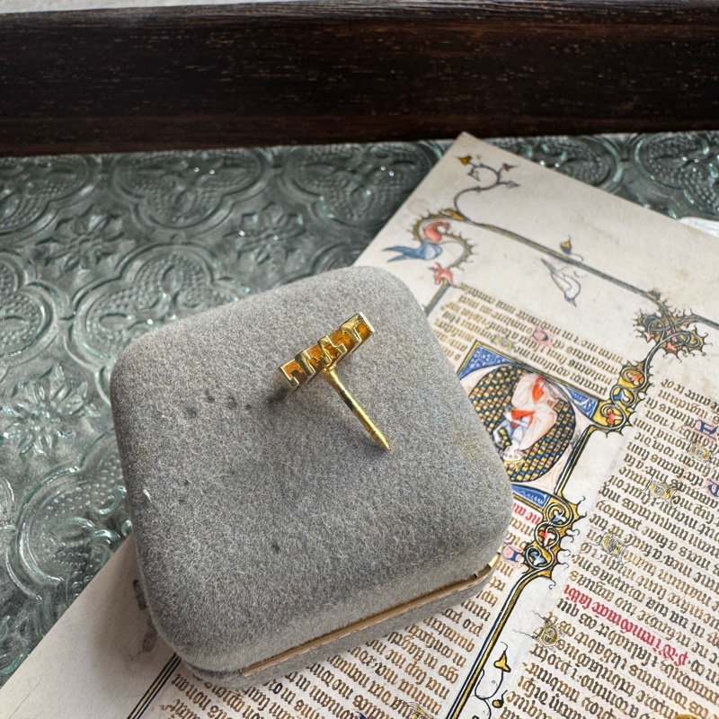 Christian Dior 西裝配飾 金色 胸針 扣針 男女適用-10