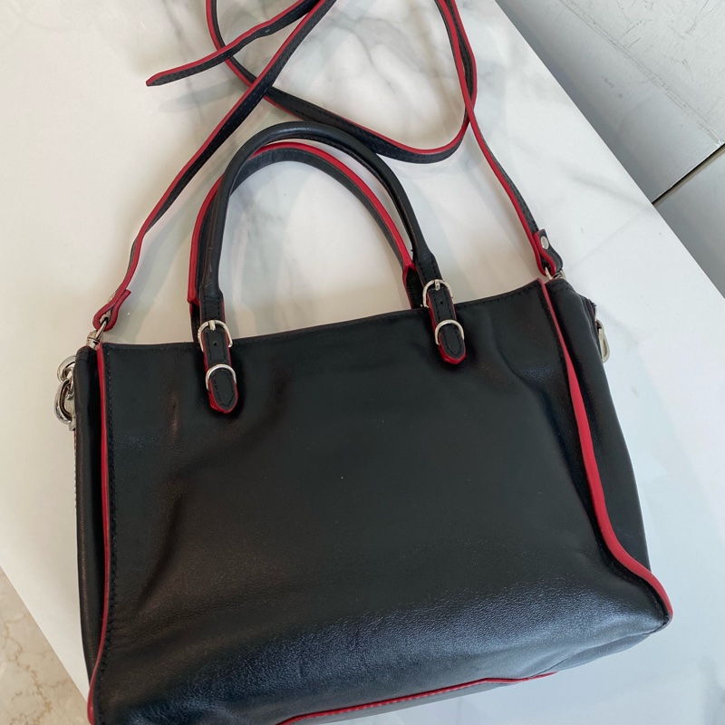 Balenciaga 機車拼色包小托特mini papier-3