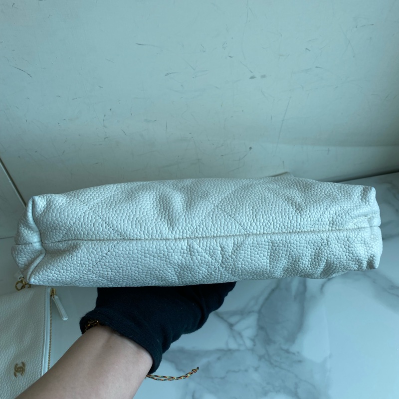Chanel 垃圾袋白金22bag-5