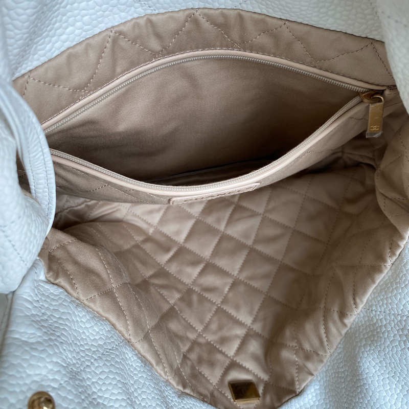 Chanel 垃圾袋白金22bag-8