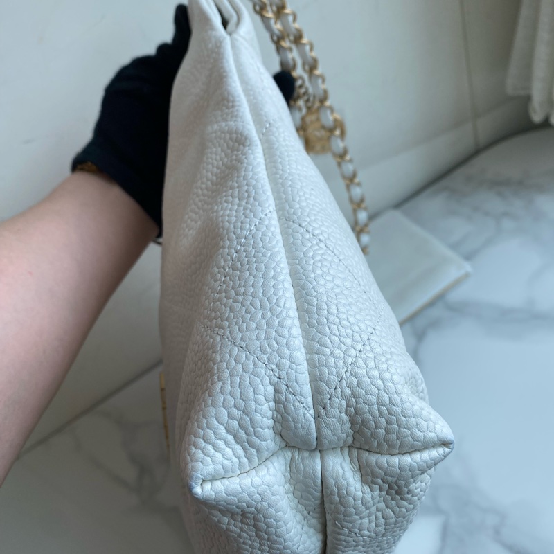 Chanel 垃圾袋白金22bag-16