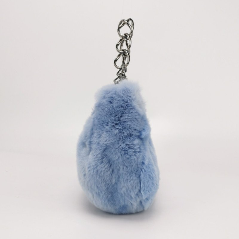 Chanel 純色 雙C Logo 吊墜 中古 手提包-2