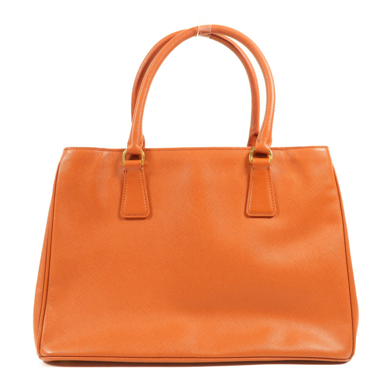 PRADA 牛皮皮革Saffiano Lux金扣手挽肩背兩用袋-1