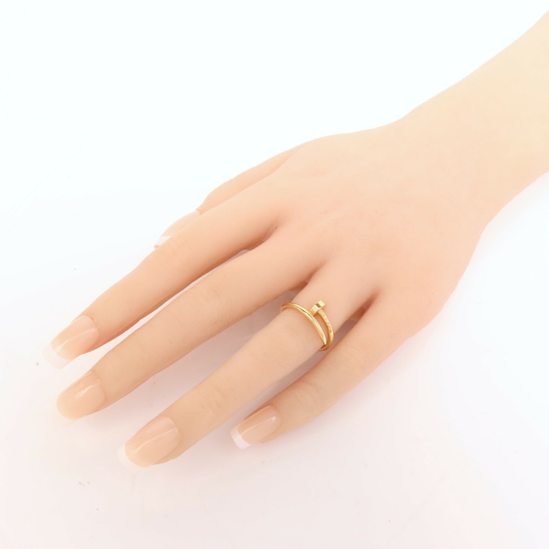 CARTIER 18K玫瑰金Juste un Clou戒指Cartier#49/US#5.5-6