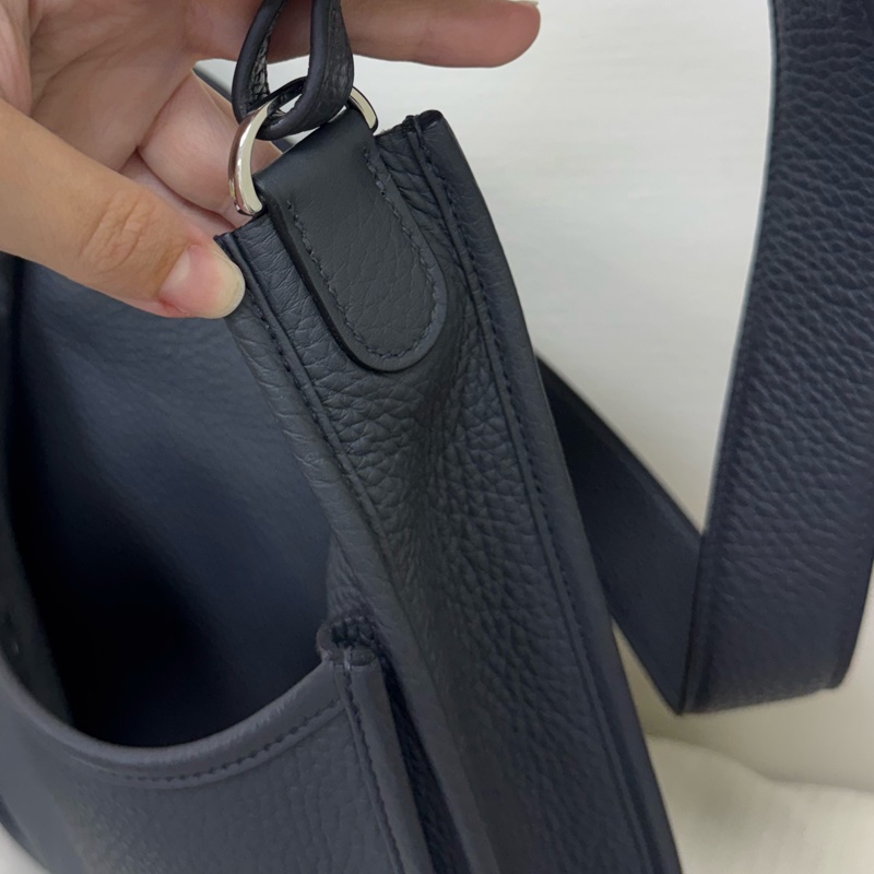 HERMES愛馬仕evelyne 29錫器灰-13