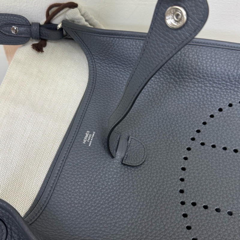 HERMES愛馬仕evelyne 29錫器灰-14