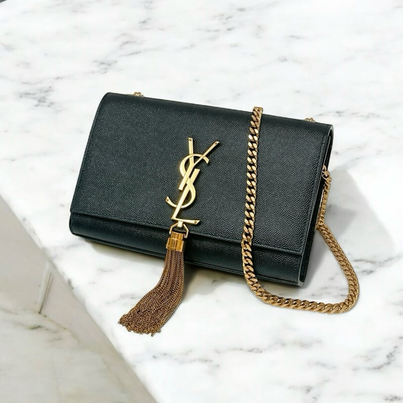 莉亞精品♡ Ysl Kate流蘇包 9新美包-0