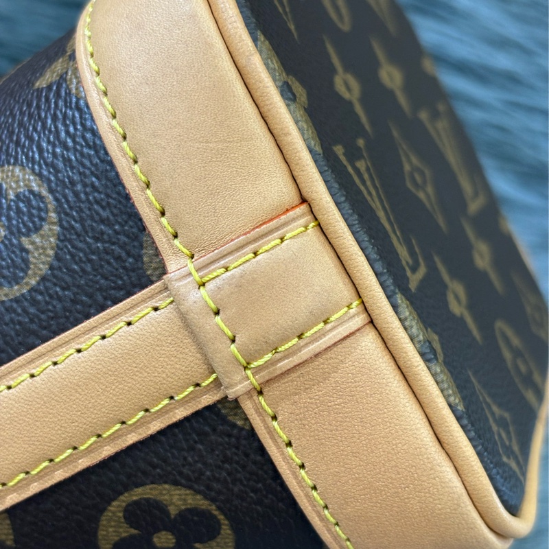 LV M81266 NANO NOE MINI 原花字紋老花 迷你水桶包手提包肩背包斜背包-20