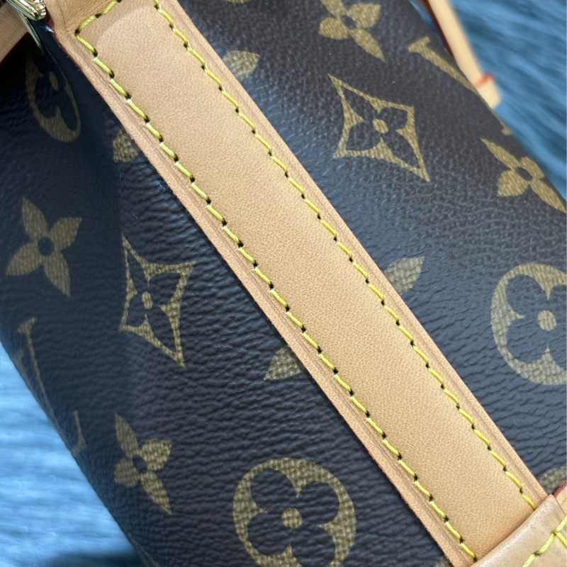LV M81266 NANO NOE MINI 原花字紋老花 迷你水桶包手提包肩背包斜背包-24