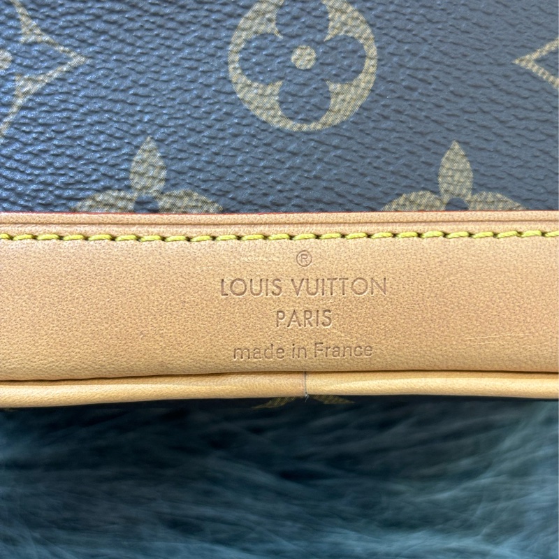 LV M81266 NANO NOE MINI 原花字紋老花 迷你水桶包手提包肩背包斜背包-27