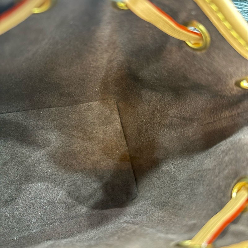 LV M81266 NANO NOE MINI 原花字紋老花 迷你水桶包手提包肩背包斜背包-36