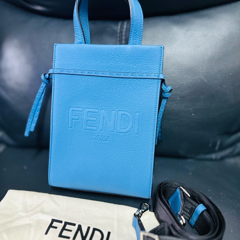 FENDI Mini Shopper Crossbody Bag-0