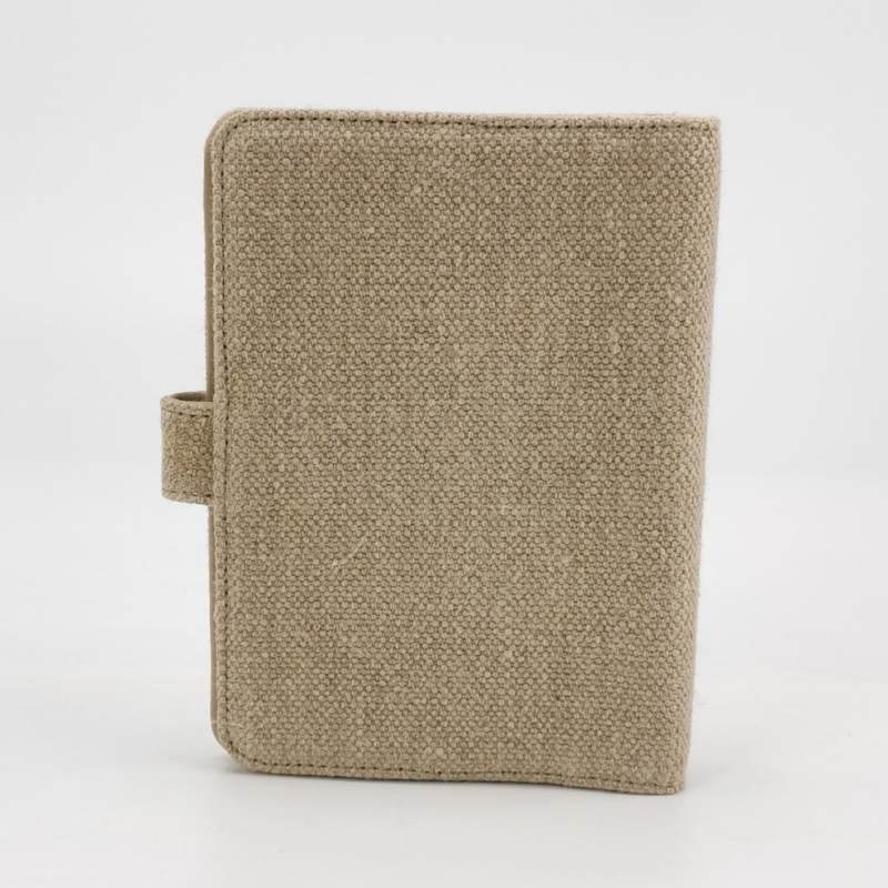 Chanel 帆布 雙C Logo 中古 記事本套-3