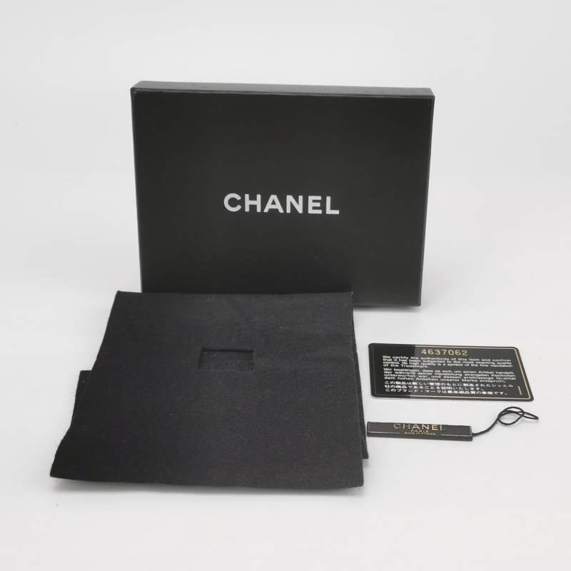 Chanel 帆布 雙C Logo 中古 記事本套-7
