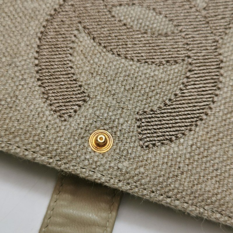 Chanel 帆布 雙C Logo 中古 記事本套-11