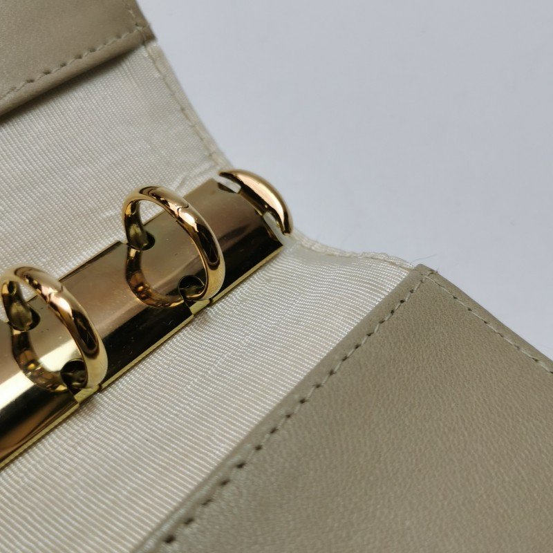 Chanel 帆布 雙C Logo 中古 記事本套-16