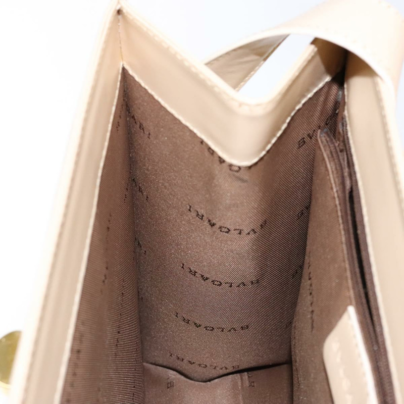 【日本直送】寶格麗米色金色皮革單肩包，正品編號 138861-18