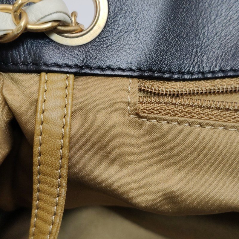 Chanel 2.55 Bag 羊皮 牛皮 拼色 菱格 絎縫 長方形旋扣 單肩包-10