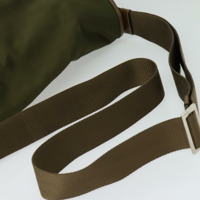 【日本直送】PRADA 單肩包 尼龍 綠銀 正品 ep10172-6