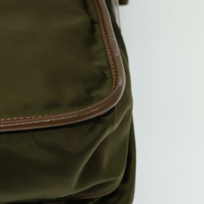 【日本直送】PRADA 單肩包 尼龍 綠銀 正品 ep10172-8