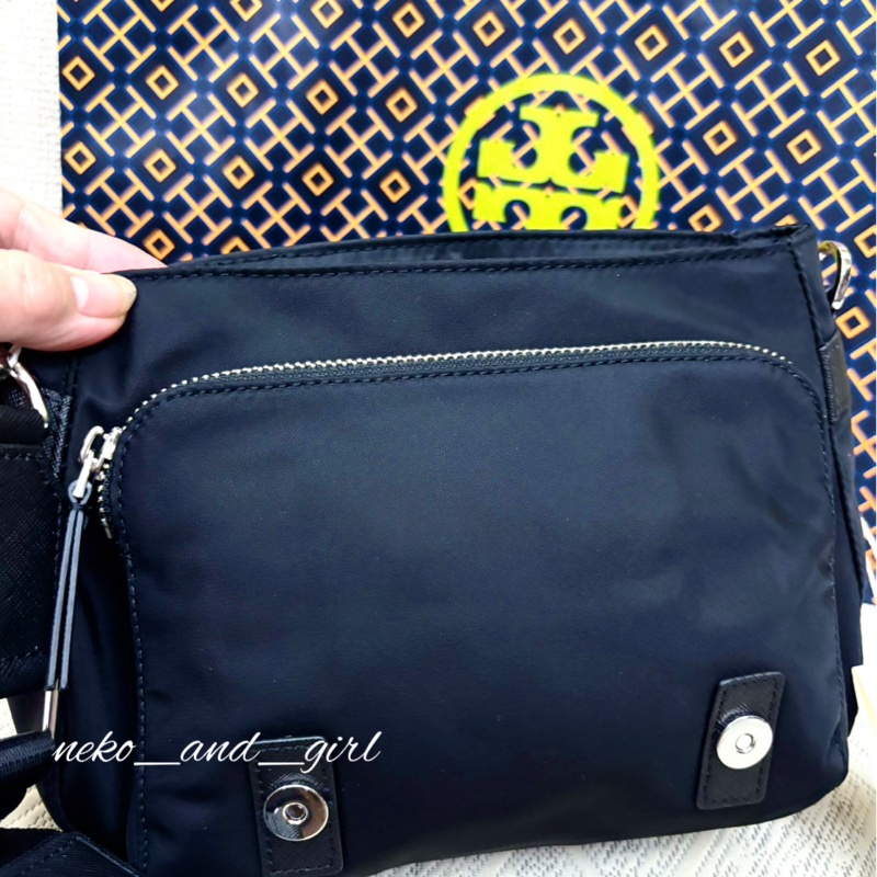 台灣現貨❤️ Tory Burch 專櫃款尼龍郵差包-4