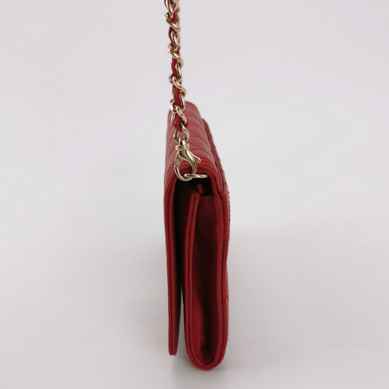 Chanel Boy Bag 羊皮 純色 菱格 方形 雙C 鎖扣 單肩包-2