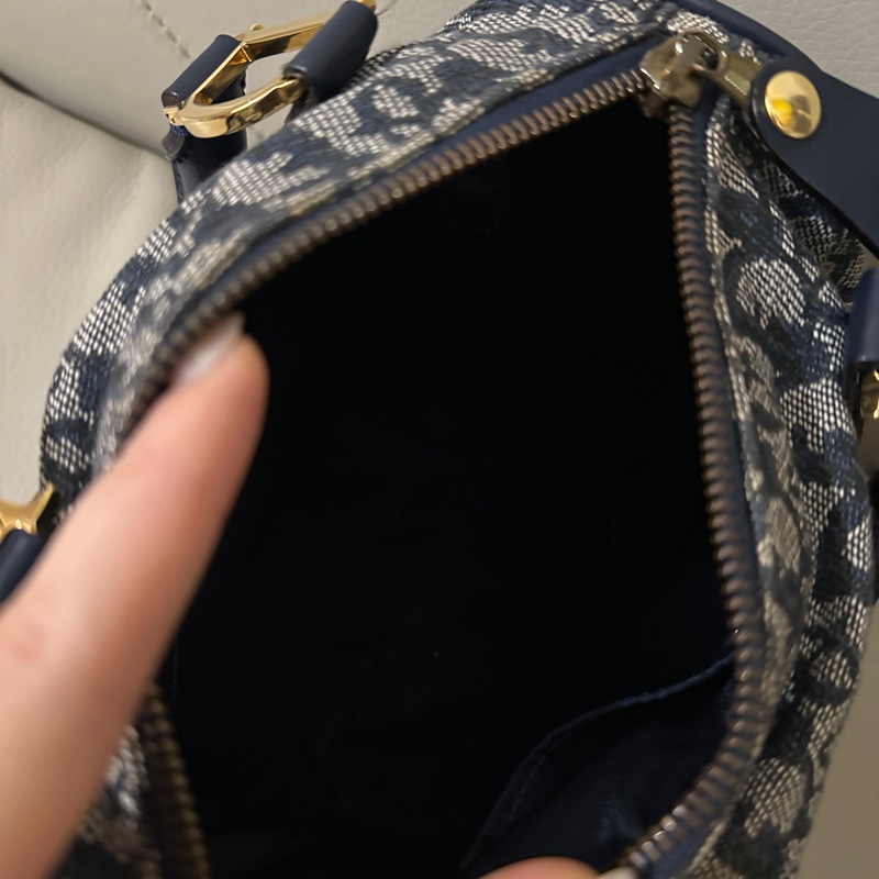 Dior Vintage Boston Bag (Navy) 20cm 迪奧中古波士頓包 (藍黑色)-12