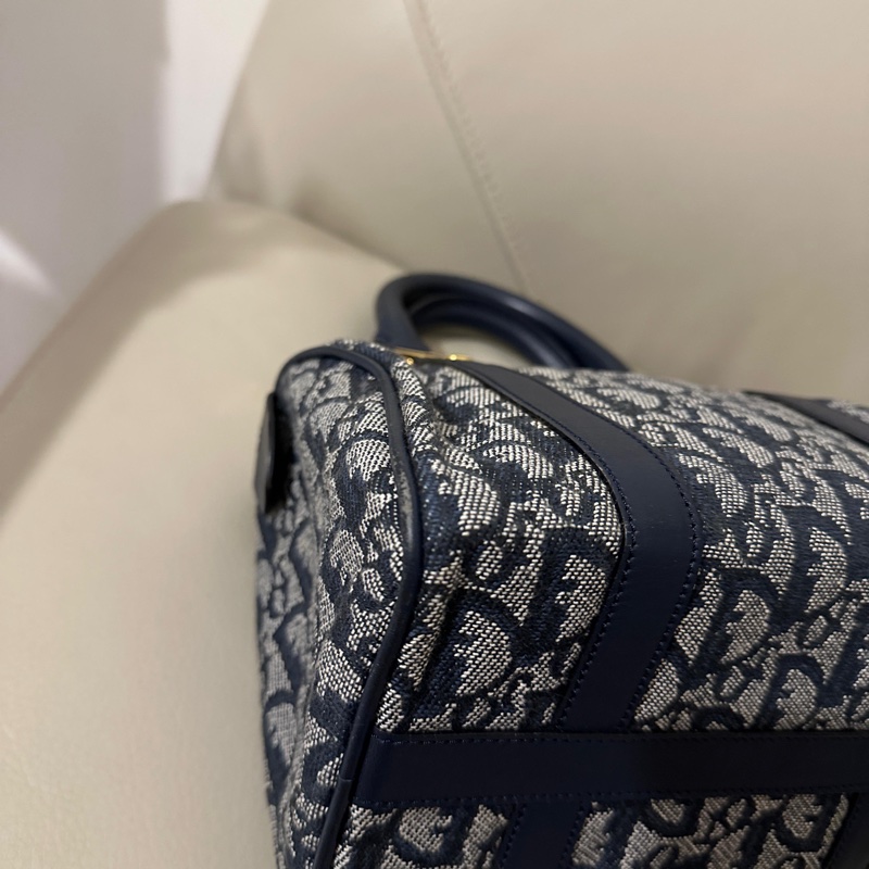 Dior Vintage Boston Bag (Navy) 20cm 迪奧中古波士頓包 (藍黑色)-20