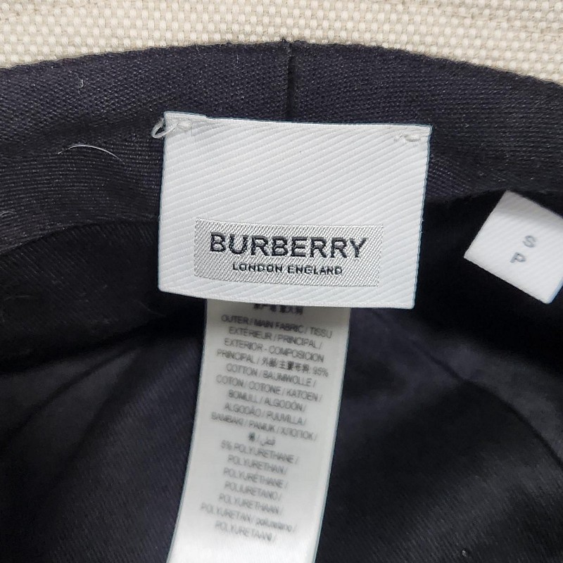 BURBERRY 圓Logo米色漁夫帽-2