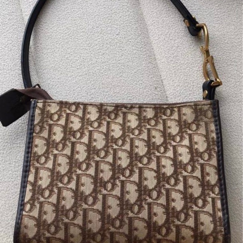 中古Dior洗漱包(棕花)Dior vintage bag-0