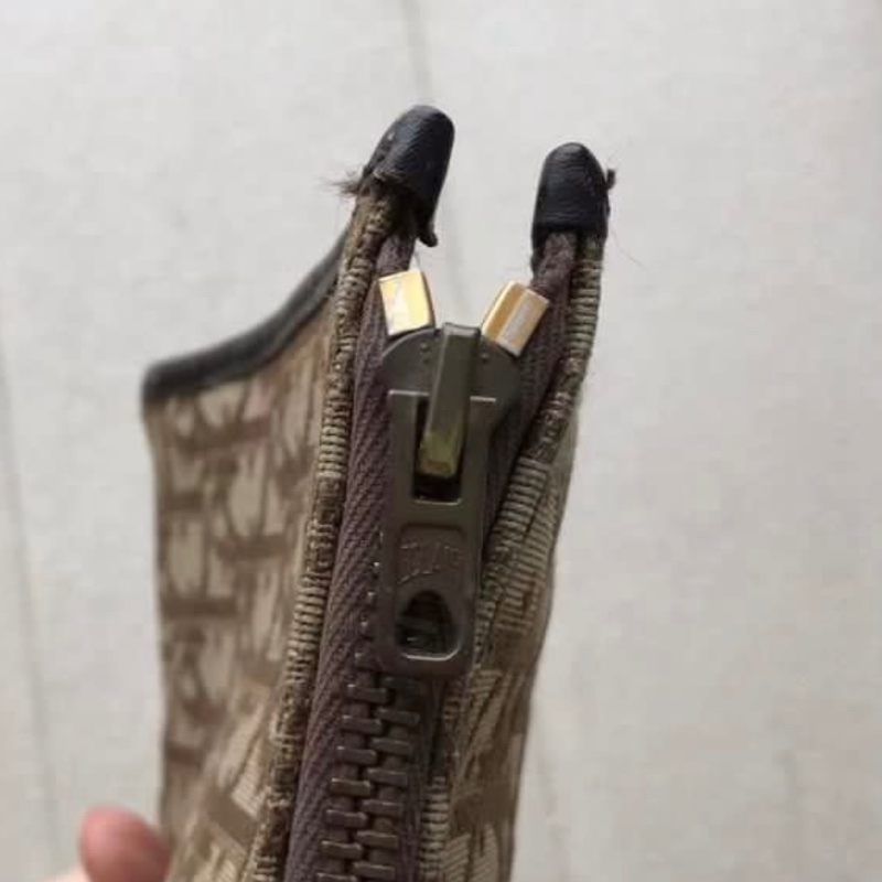 中古Dior洗漱包(棕花)Dior vintage bag-9