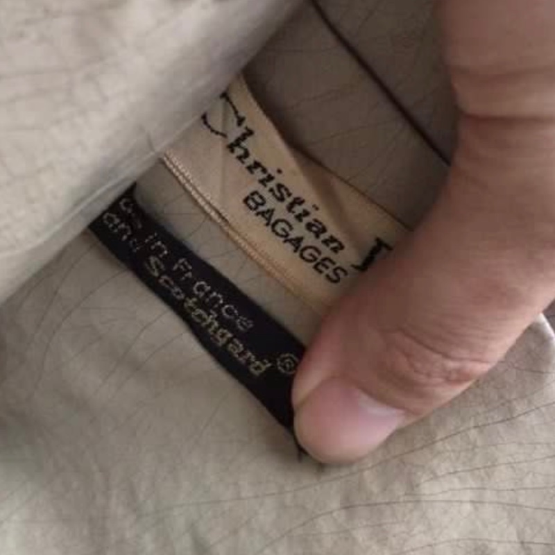 中古Dior洗漱包(棕花)Dior vintage bag-11