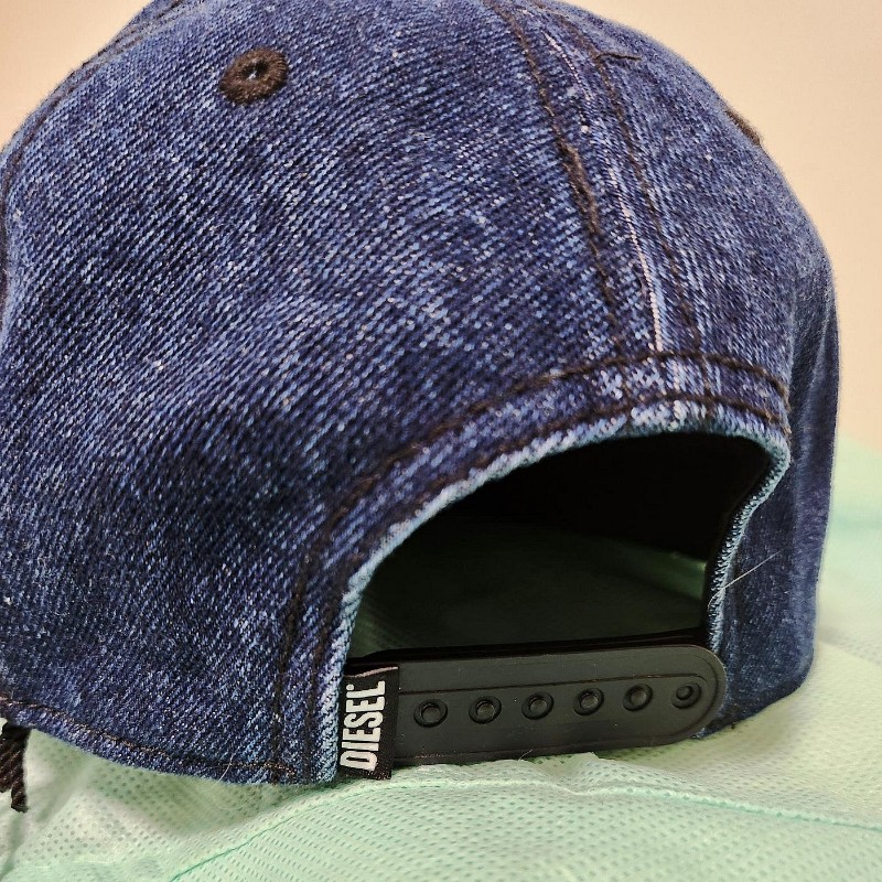 DIESEL 刺繡Logo牛仔棒球帽 鴨舌帽-1