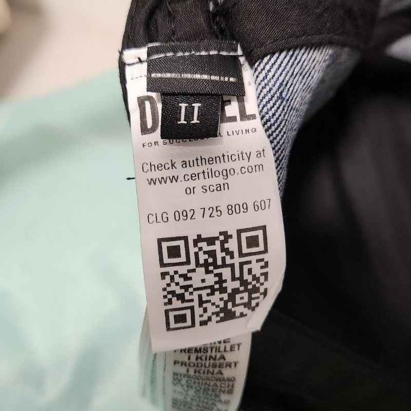 DIESEL 刺繡Logo牛仔棒球帽 鴨舌帽-4