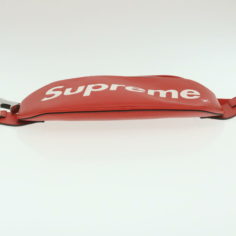 【日本直送】LOUIS VUITTON × Supreme Epi Bum Bag 腰包 紅色 M53418 LV Auth 29232SM-4