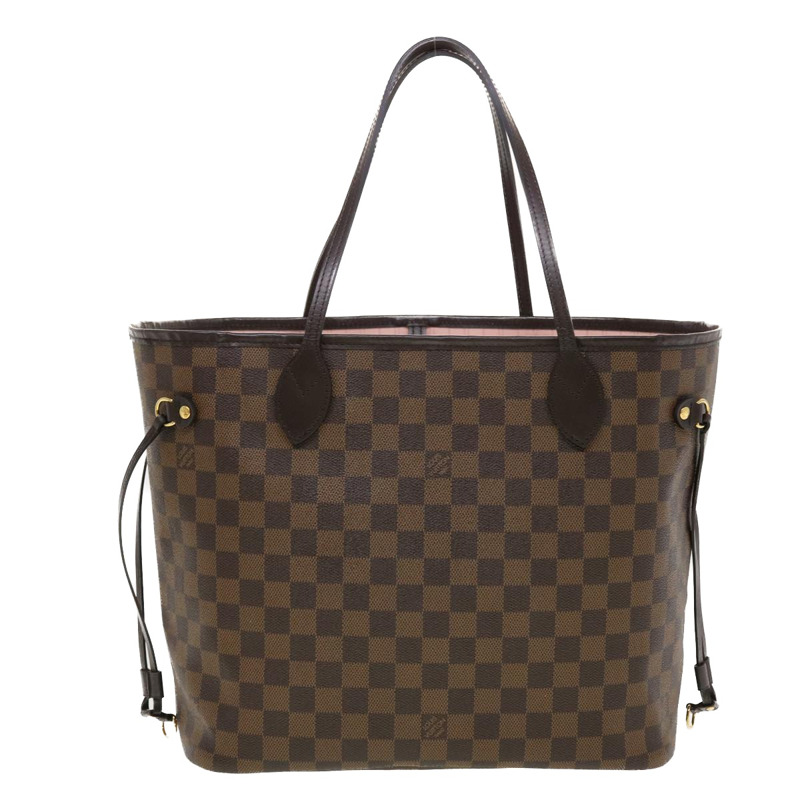 【日本直送】路易威登 Damier Ebene Rose valerine Neverfull 中型托特包 N41603 正品 42621A-1