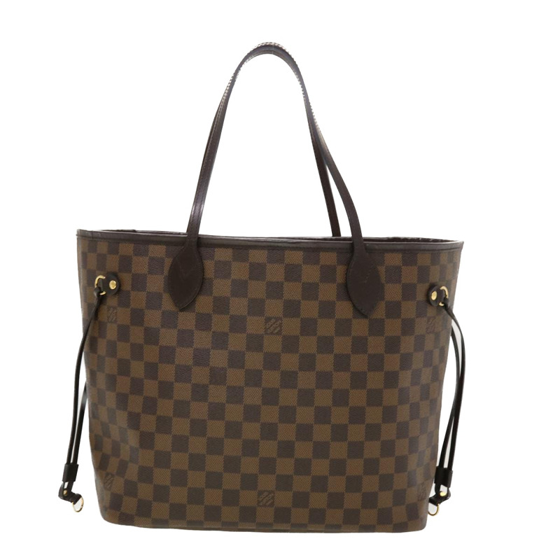 【日本直送】路易威登 Damier Ebene Rose valerine Neverfull 中型托特包 N41603 正品 42621A-12